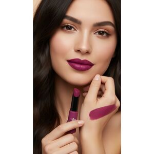 NEW "Gypsy" Italia Deluxe Mousse Matte Bold Purple Lipstick Single